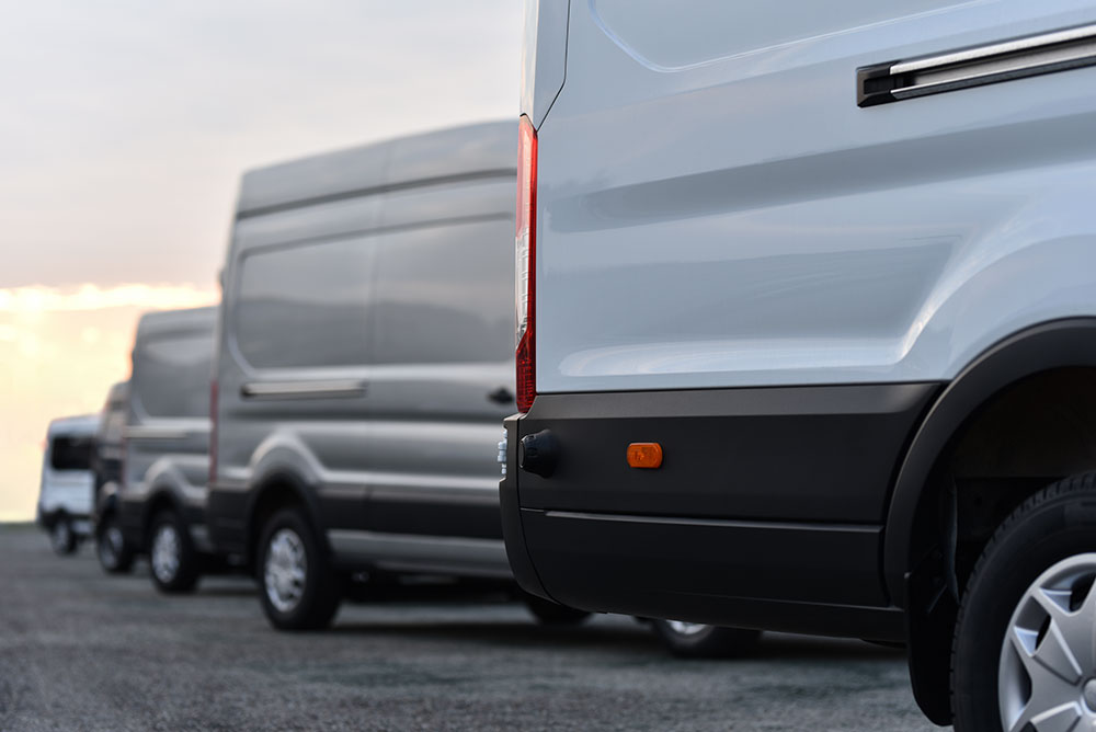 iStock-1188197974 fleet of vans